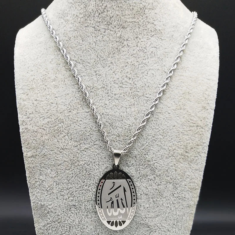 Islamic Allah Statement Necklace