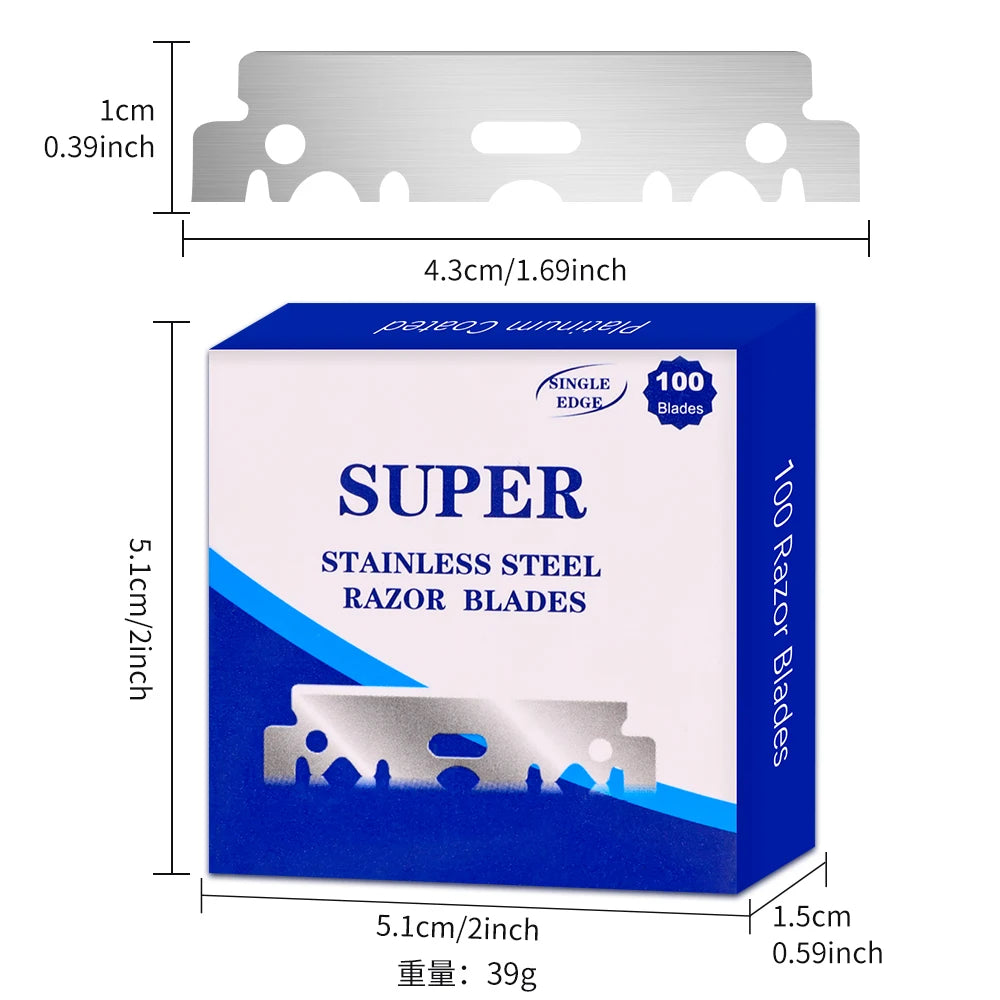 Professional Stainless Steel Razor Blades