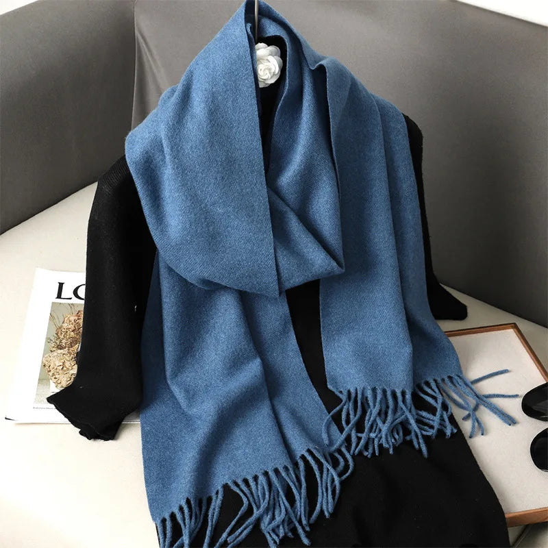 Luxury Tassel Cashmere Shawl