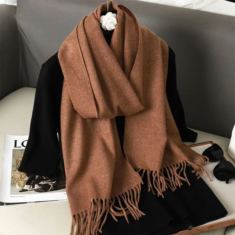Luxury Tassel Cashmere Shawl