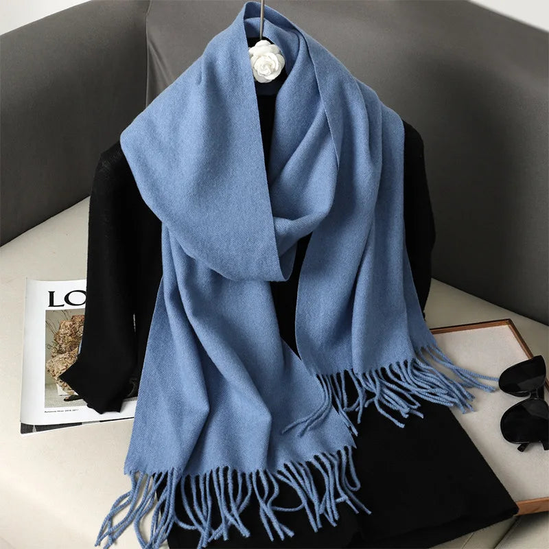 Luxury Tassel Cashmere Shawl