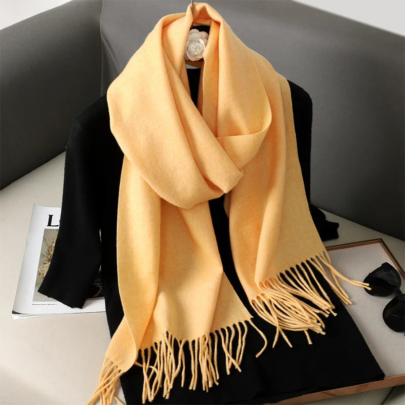 Luxury Tassel Cashmere Shawl