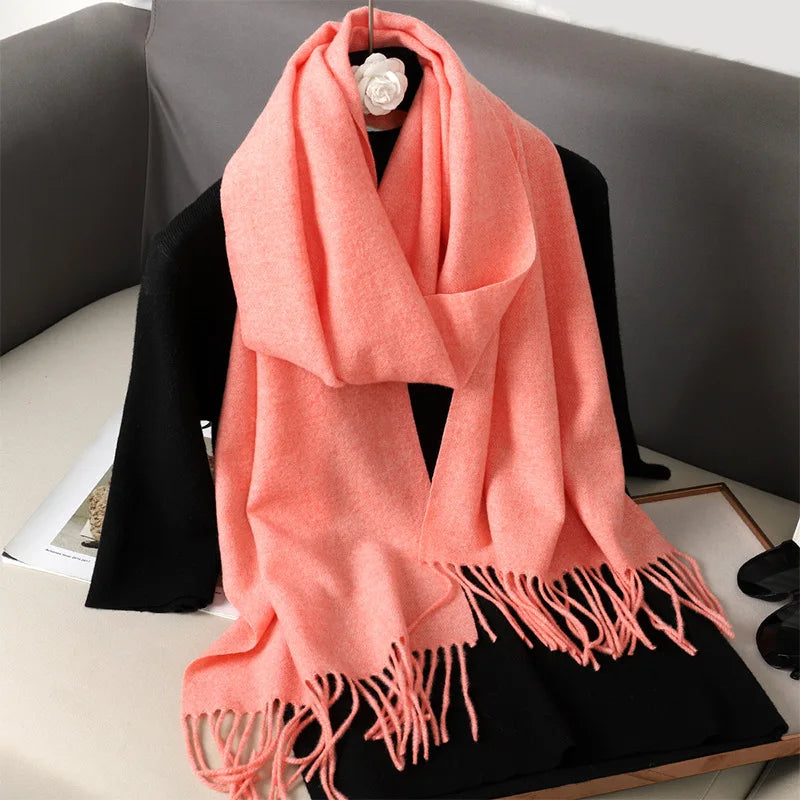 Luxury Tassel Cashmere Shawl