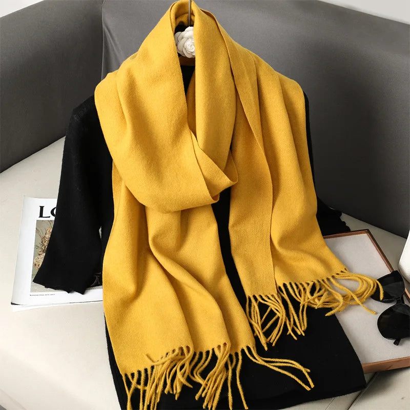 Luxury Tassel Cashmere Shawl