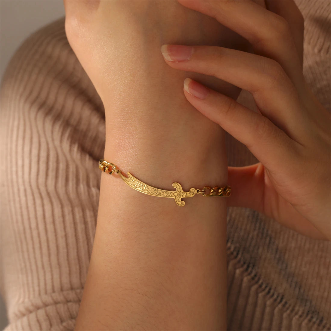 Zulfikar Sword Amulet Necklace