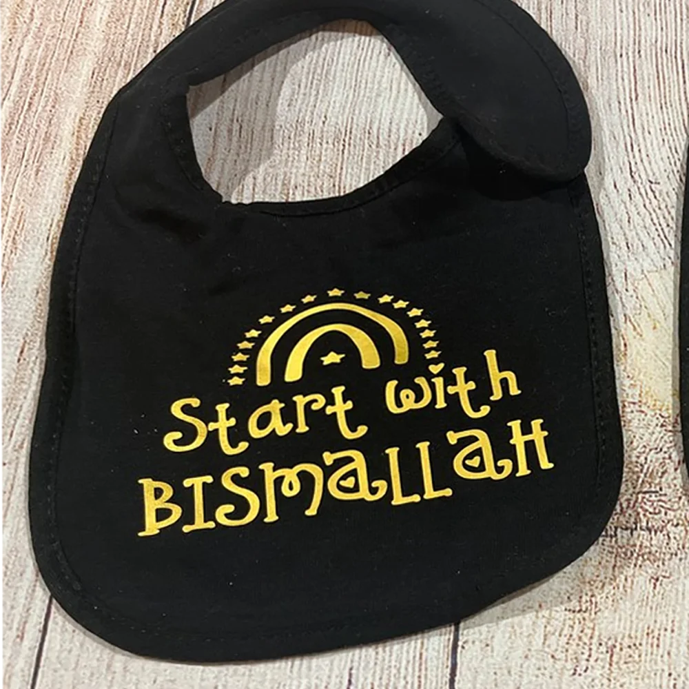 "Bismillah" Milestone Baby Bib