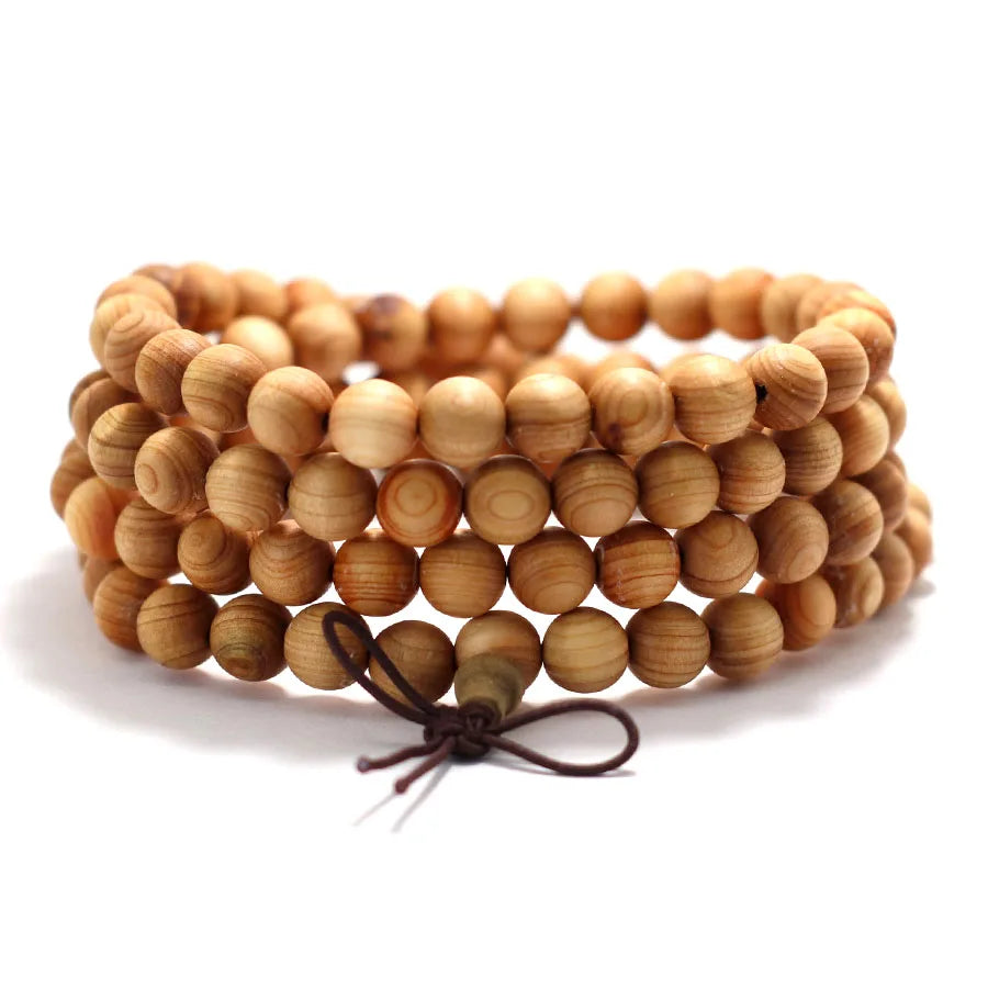 Sandalwood & Cypress Prayer Beads