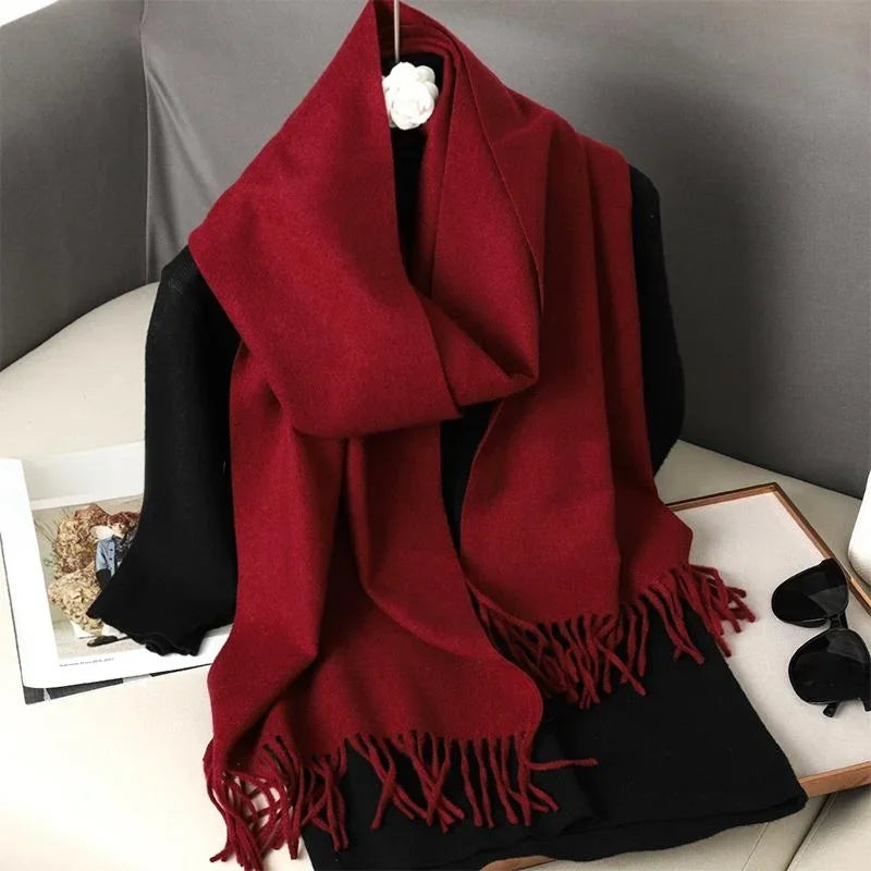 Luxury Tassel Cashmere Shawl
