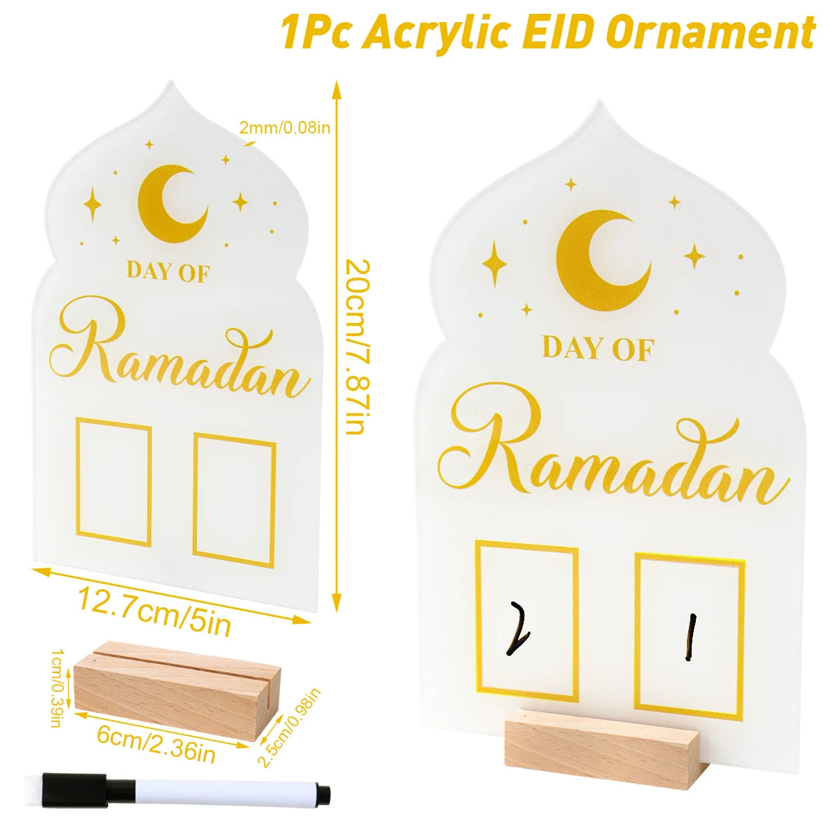 Ramadan 30-Day Countdown Calendar