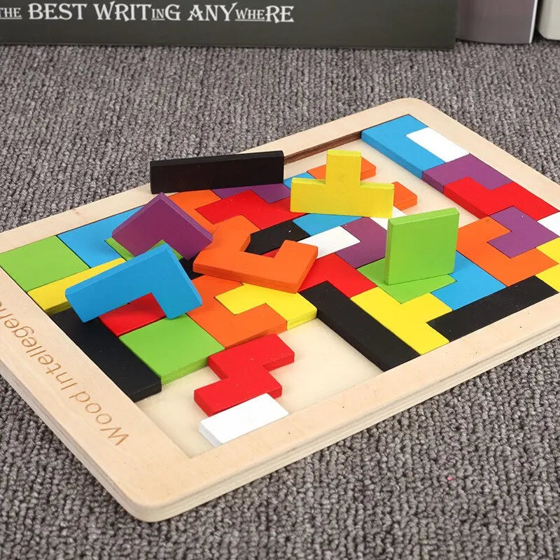 Wooden Blocks Puzzle Brain