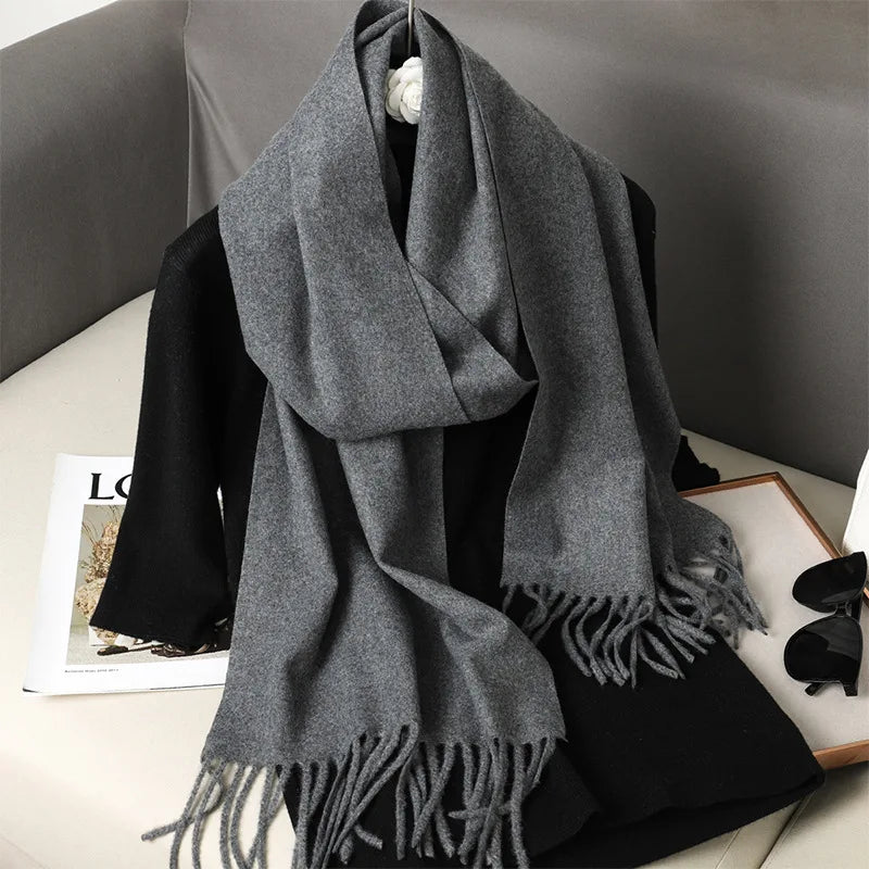 Luxury Tassel Cashmere Shawl