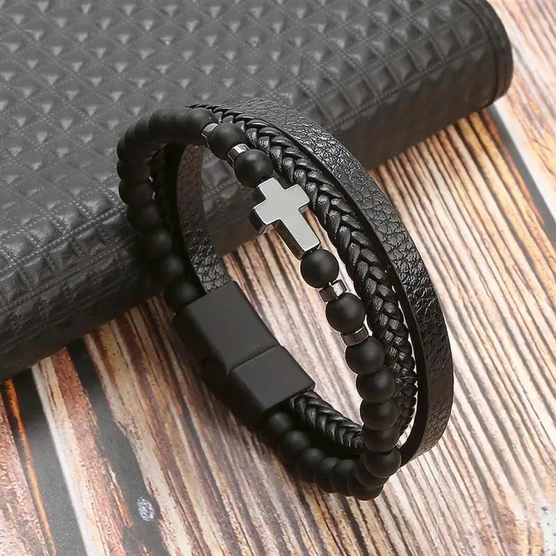 Classic Men's Leather Bracelet