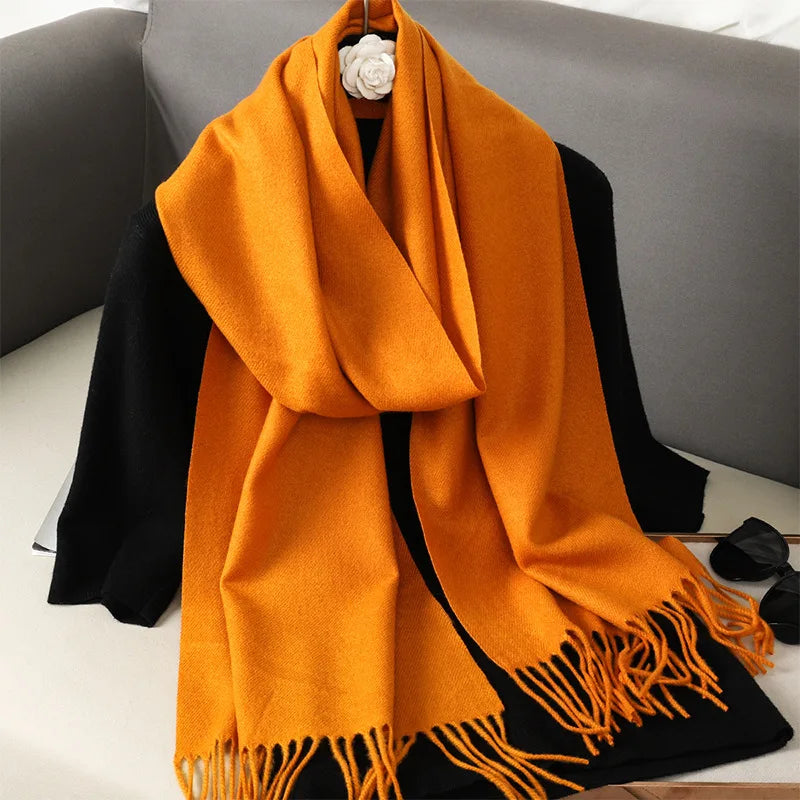 Luxury Tassel Cashmere Shawl