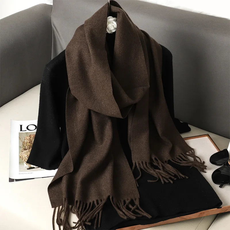 Luxury Tassel Cashmere Shawl