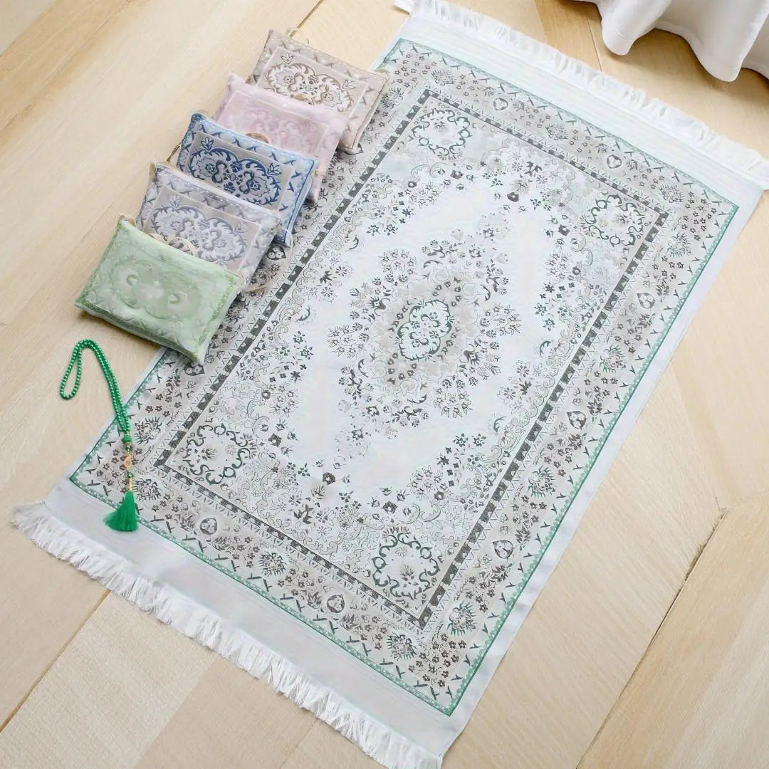Muslim Prayer Mat & Tasbih Set