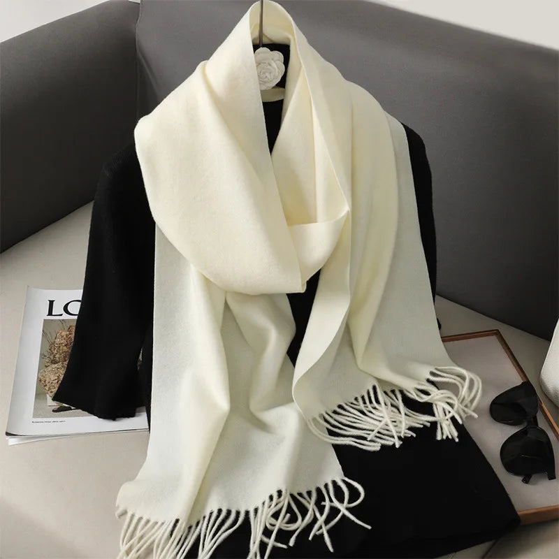 Luxury Tassel Cashmere Shawl