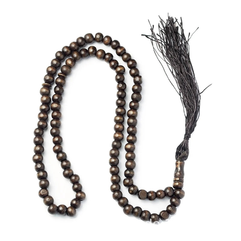 Authentic 99-Bead Wood Tasbih