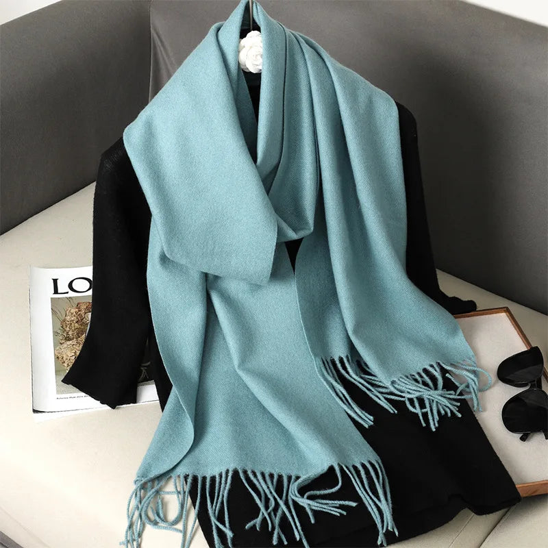 Luxury Tassel Cashmere Shawl