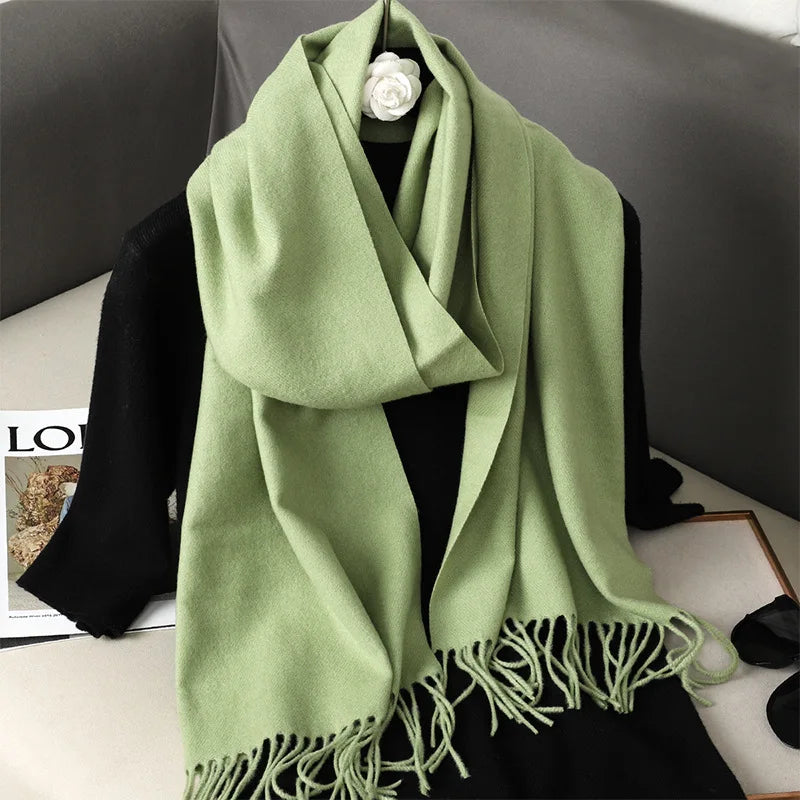 Luxury Tassel Cashmere Shawl