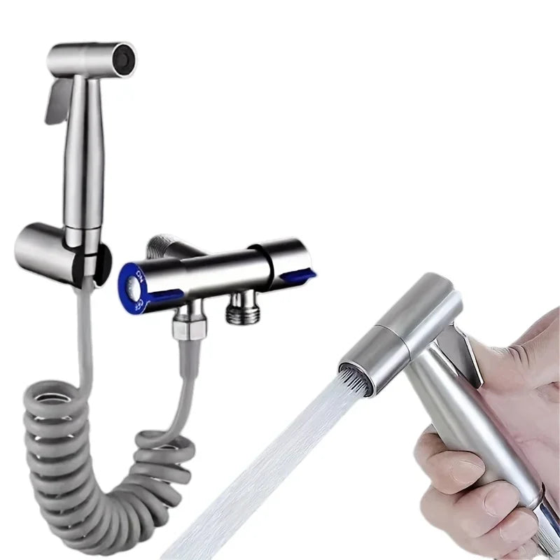 Brushed Stainless Handheld Bidet