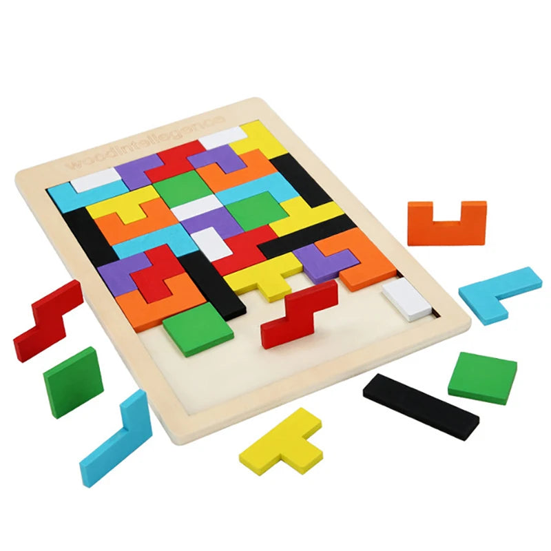 Wooden Blocks Puzzle Brain