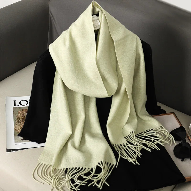 Luxury Tassel Cashmere Shawl