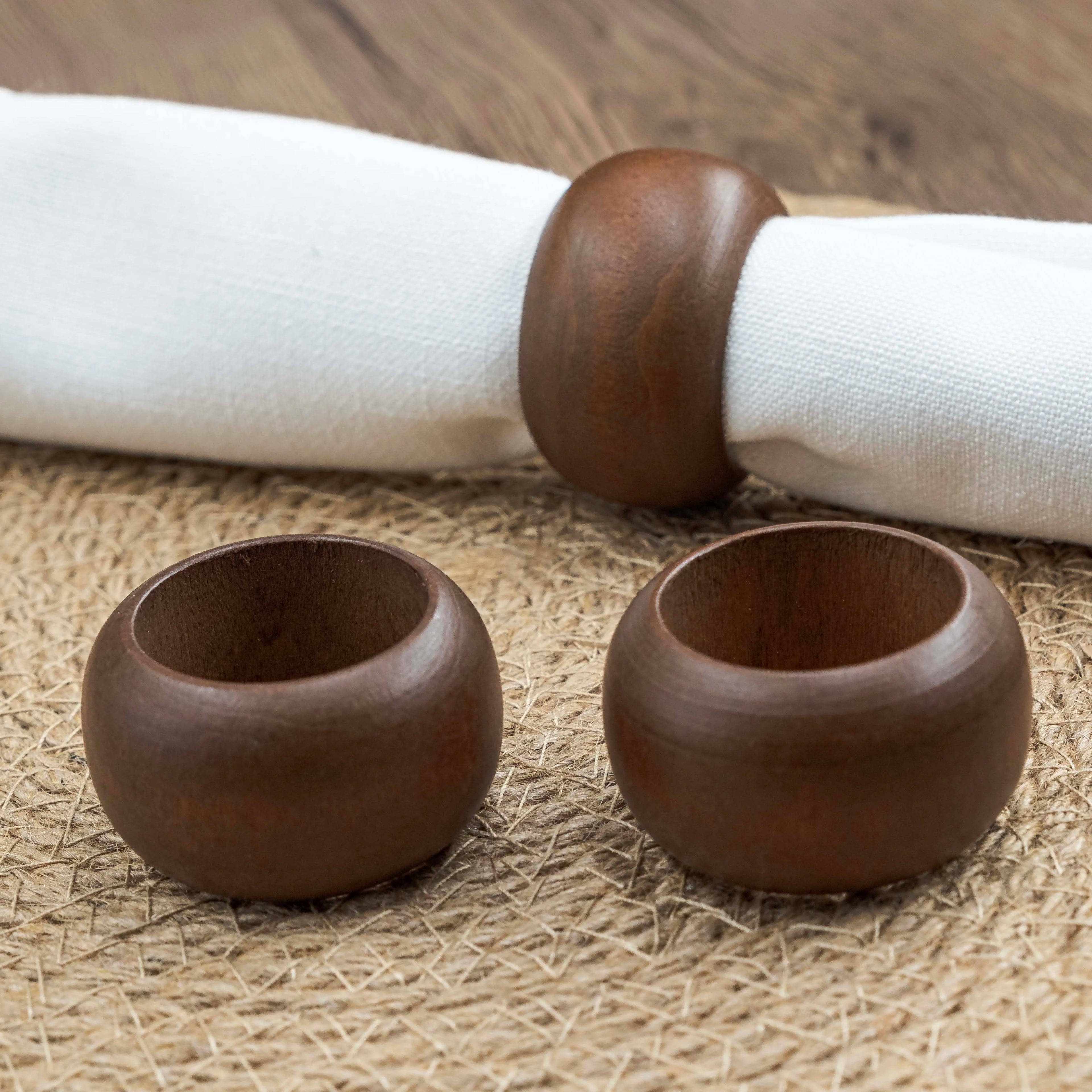 6 Rustic Hemlock Napkin Set