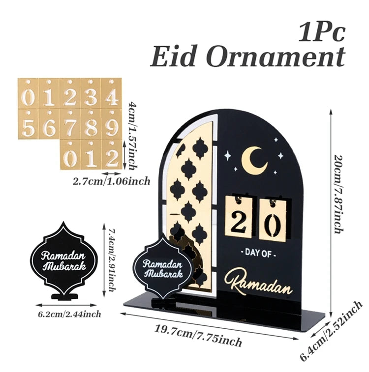 Ramadan 30-Day Countdown Calendar