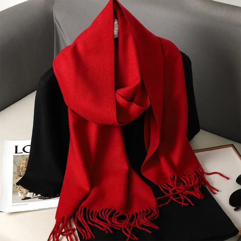 Luxury Tassel Cashmere Shawl