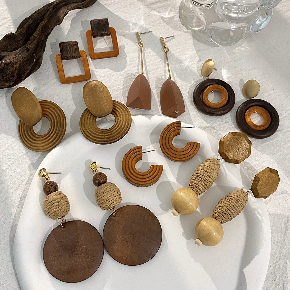 Wooden Earring collection