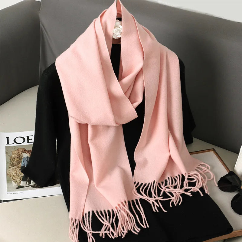 Luxury Tassel Cashmere Shawl