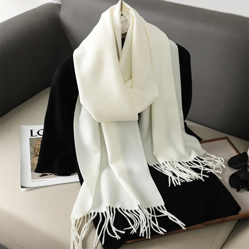 Luxury Tassel Cashmere Shawl