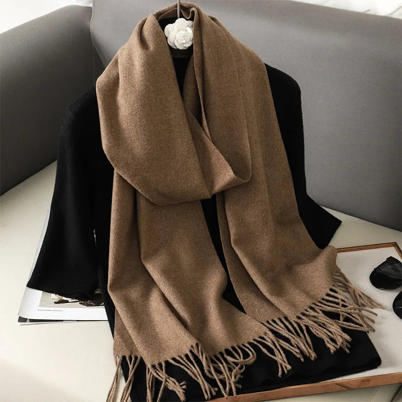 Luxury Tassel Cashmere Shawl