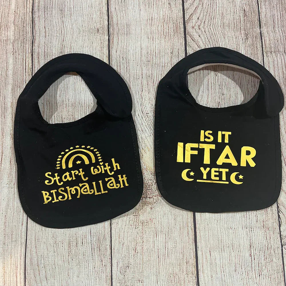 "Bismillah" Milestone Baby Bib