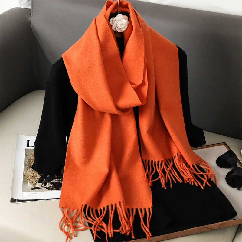 Luxury Tassel Cashmere Shawl