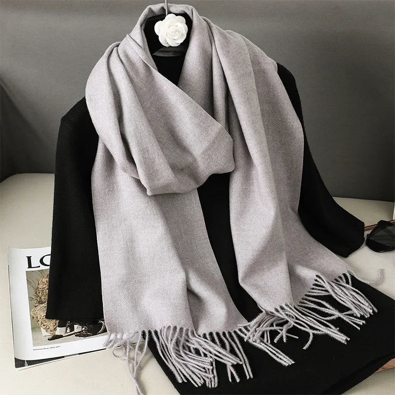 Luxury Tassel Cashmere Shawl