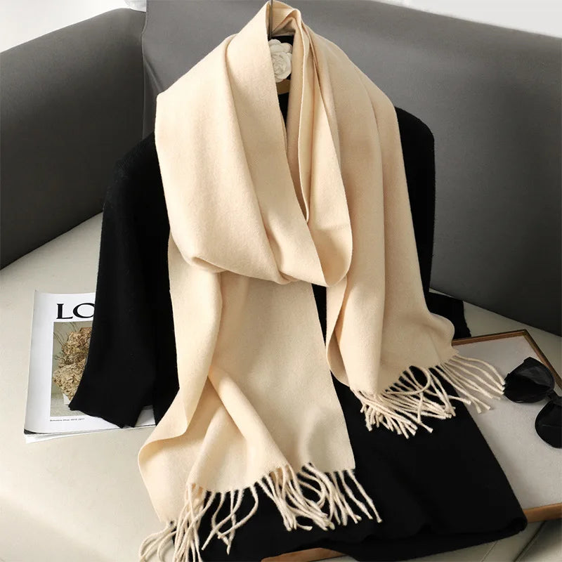 Luxury Tassel Cashmere Shawl