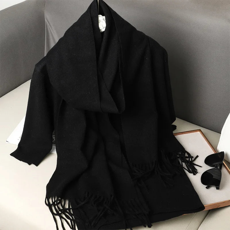 Luxury Tassel Cashmere Shawl