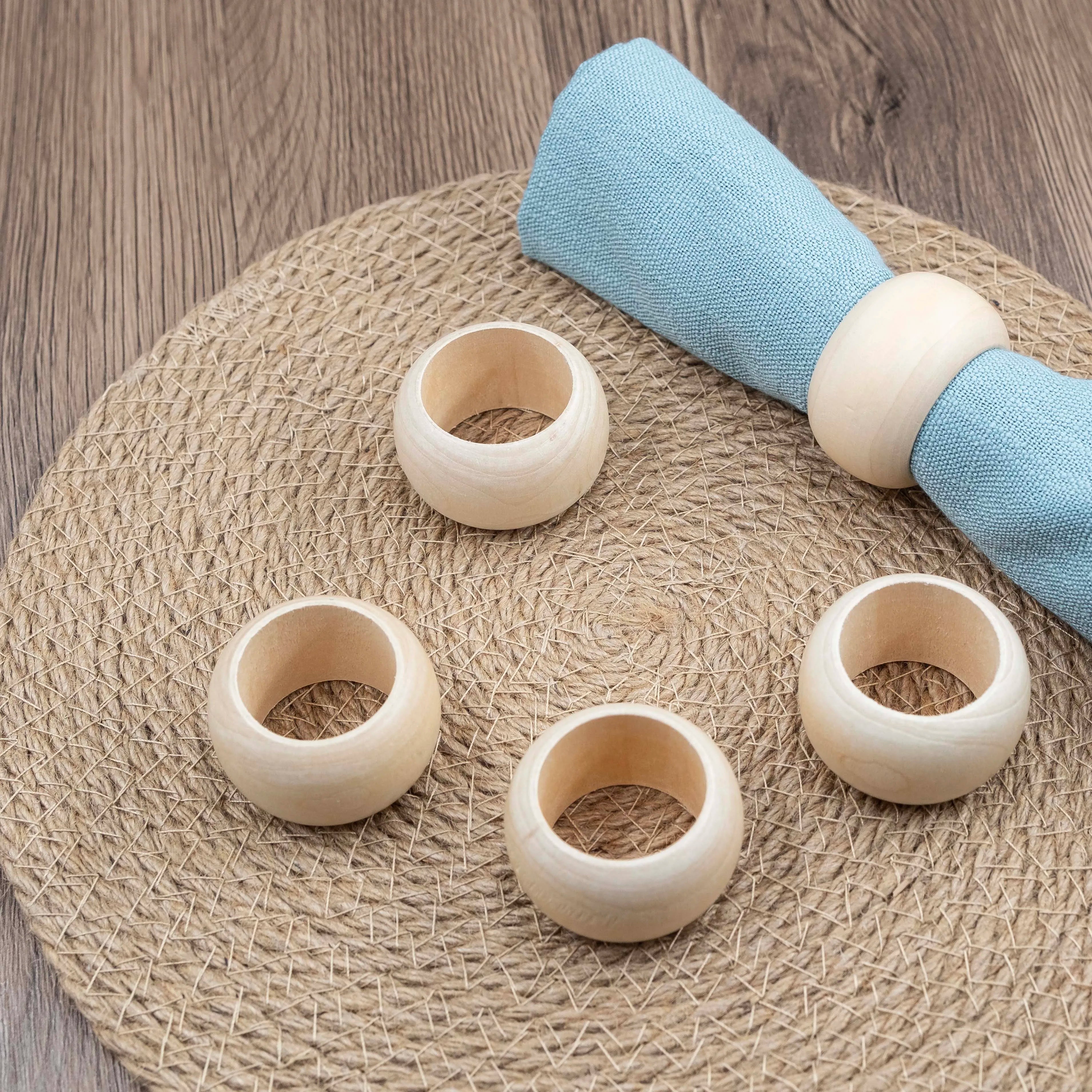 6 Rustic Hemlock Napkin Set