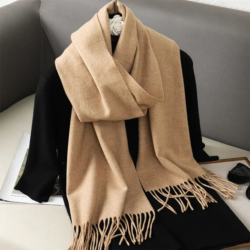 Luxury Tassel Cashmere Shawl
