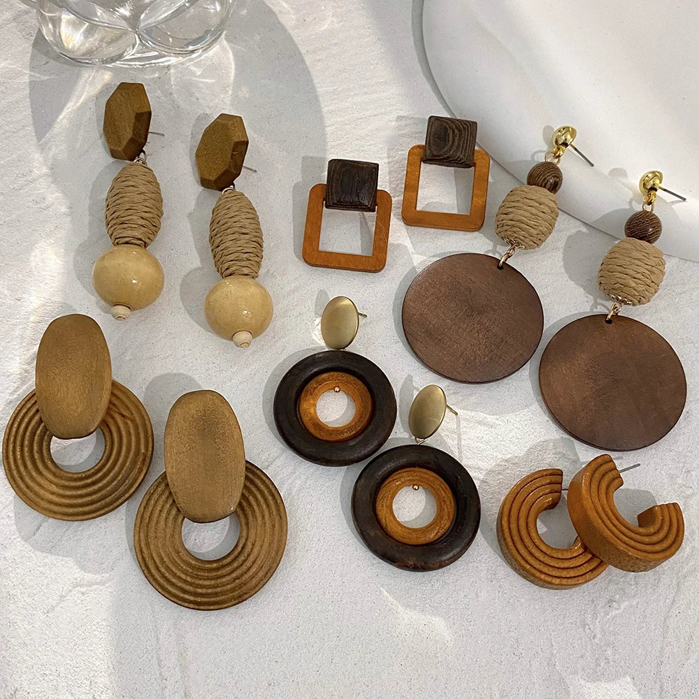 Wooden Earring collection