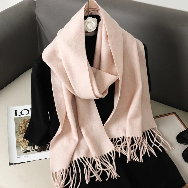 Luxury Tassel Cashmere Shawl