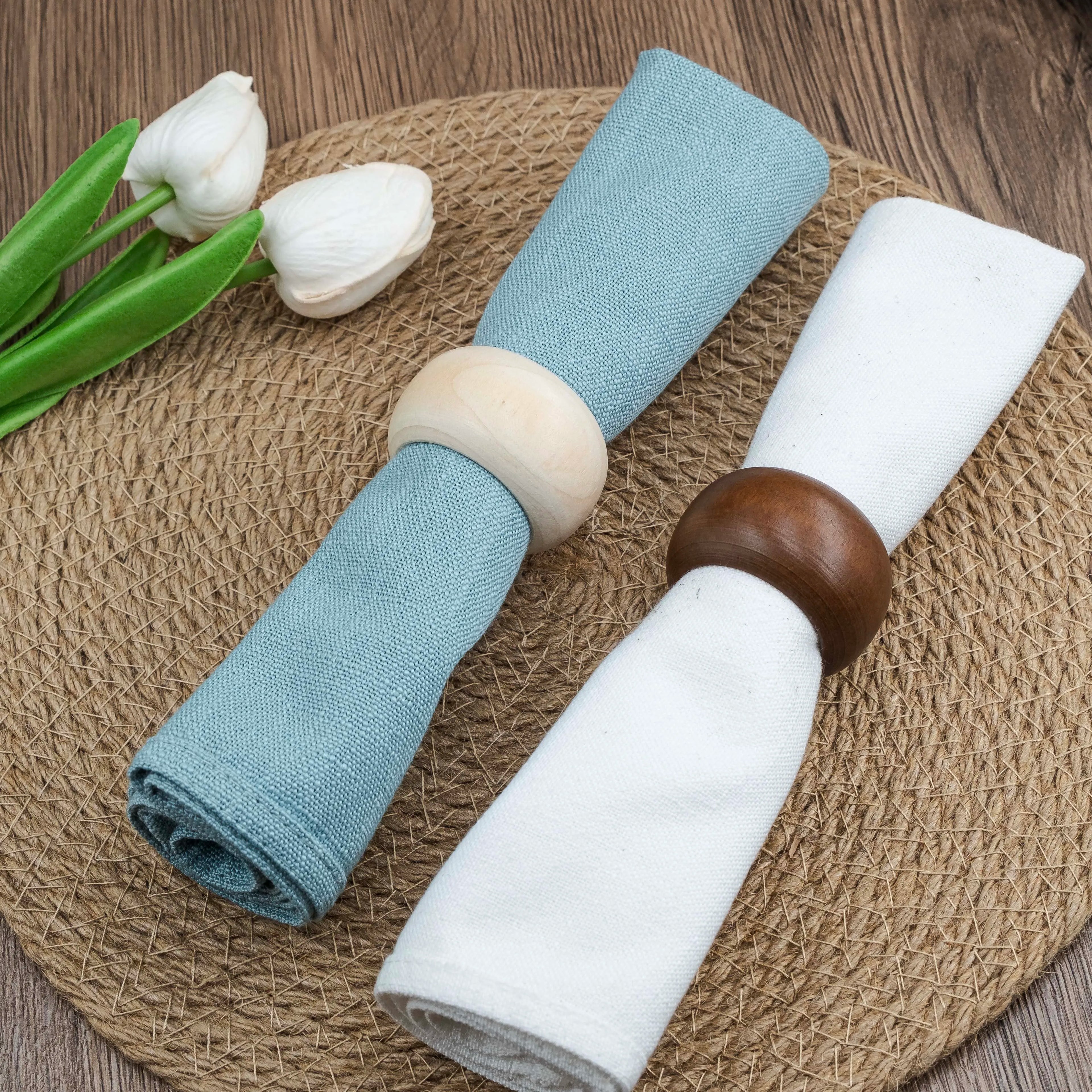 6 Rustic Hemlock Napkin Set
