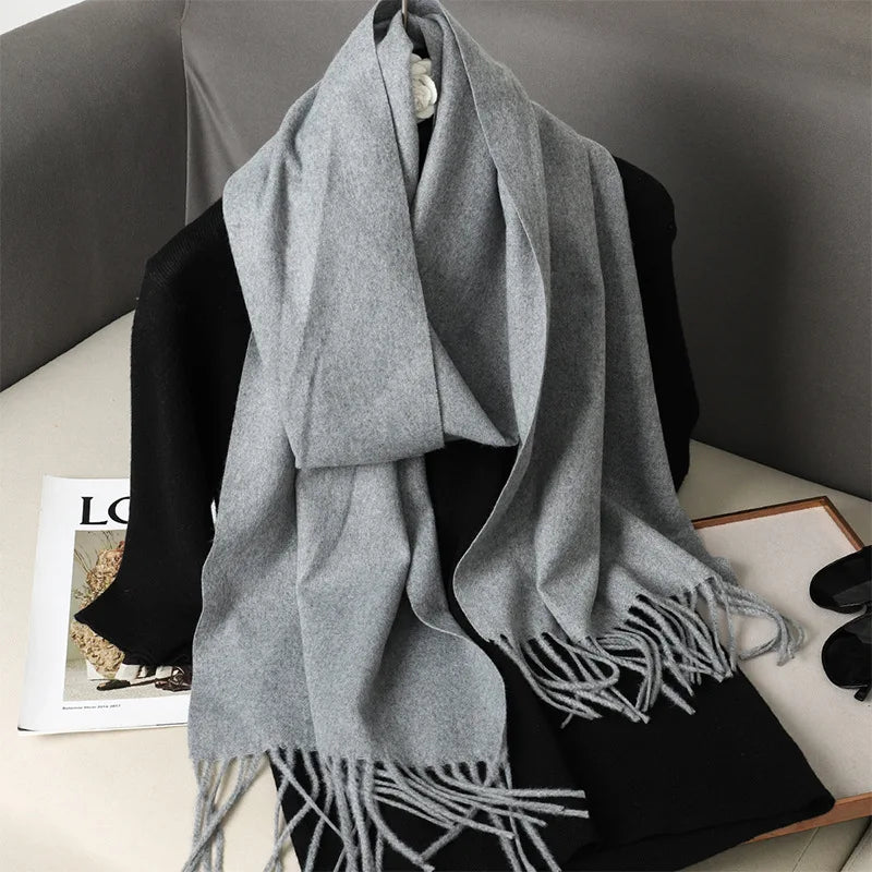 Luxury Tassel Cashmere Shawl