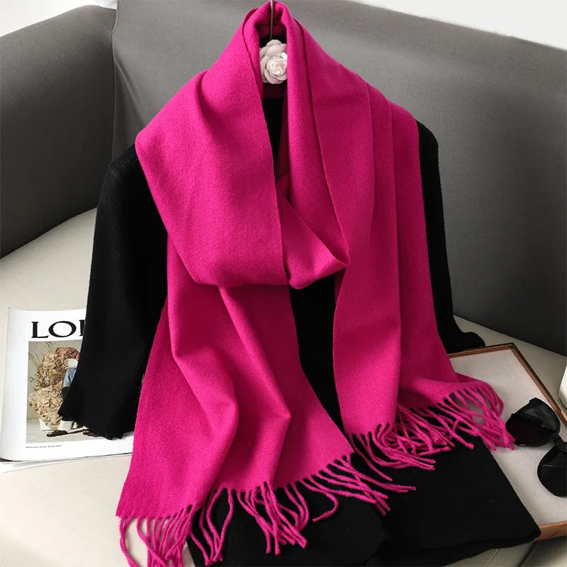 Luxury Tassel Cashmere Shawl