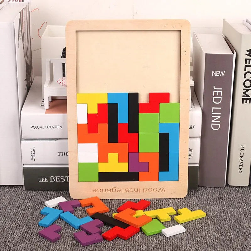 Wooden Blocks Puzzle Brain