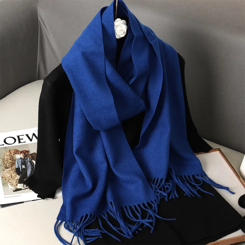 Luxury Tassel Cashmere Shawl