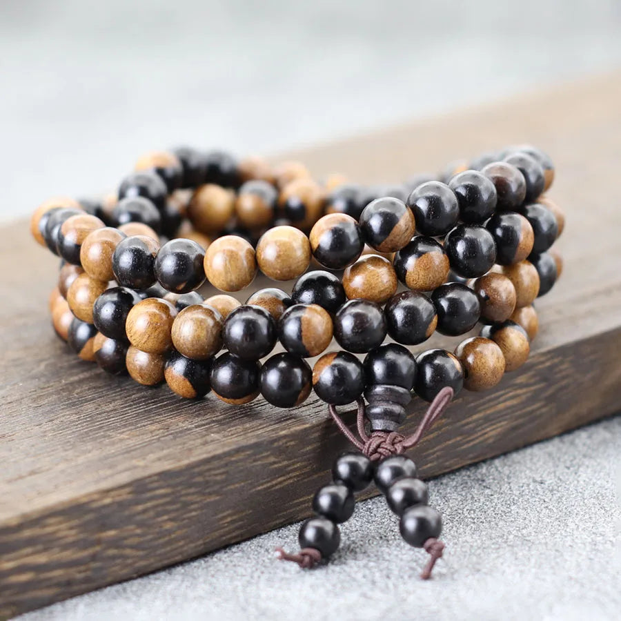 Sandalwood & Cypress Prayer Beads