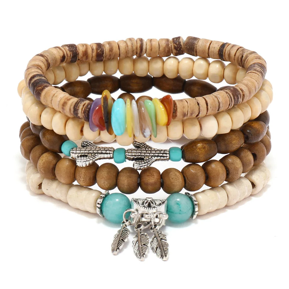 Boho Nature & Spirit Bracelet Set