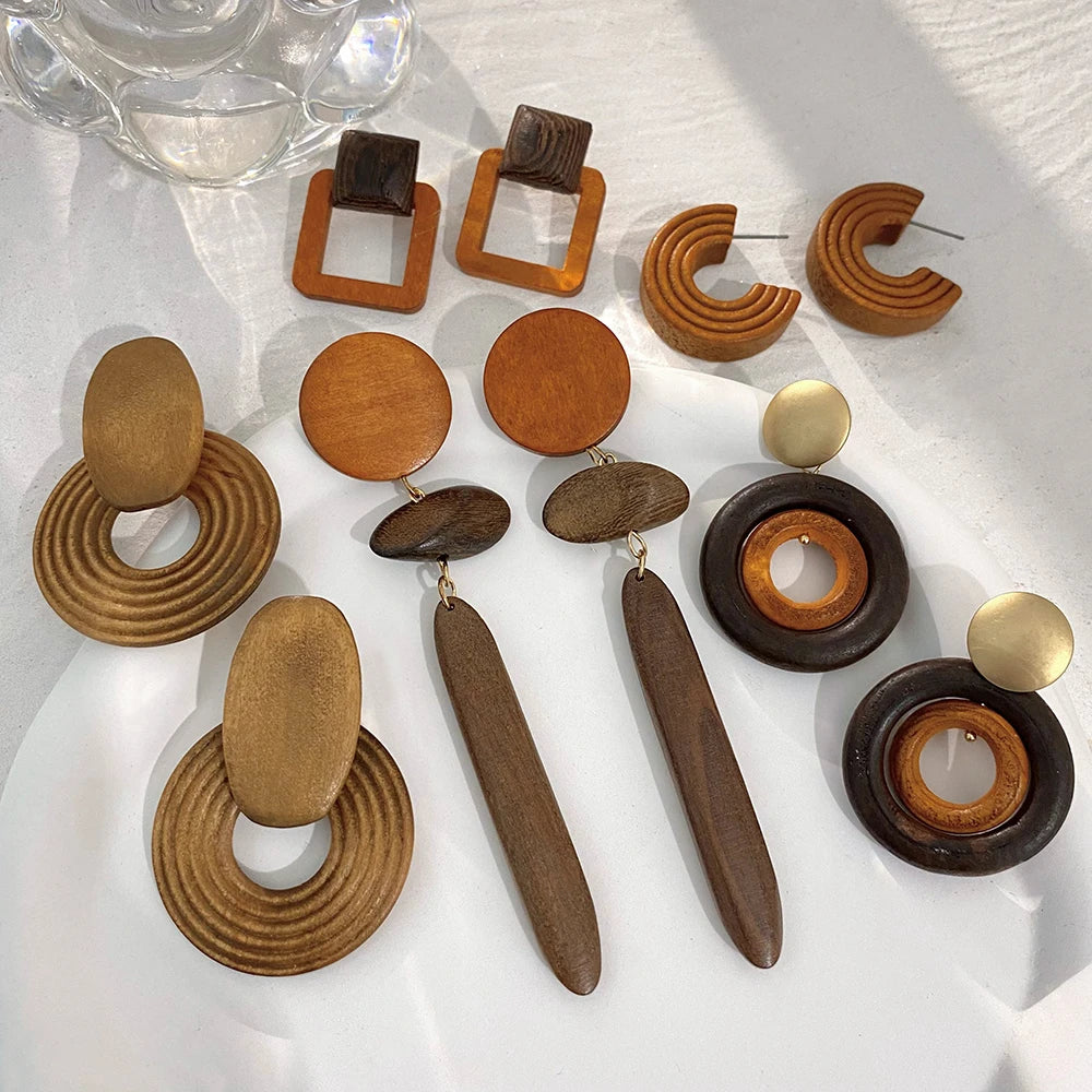 Wooden Earring collection